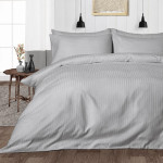 Спален комплект Satin Grey – памучен сатен